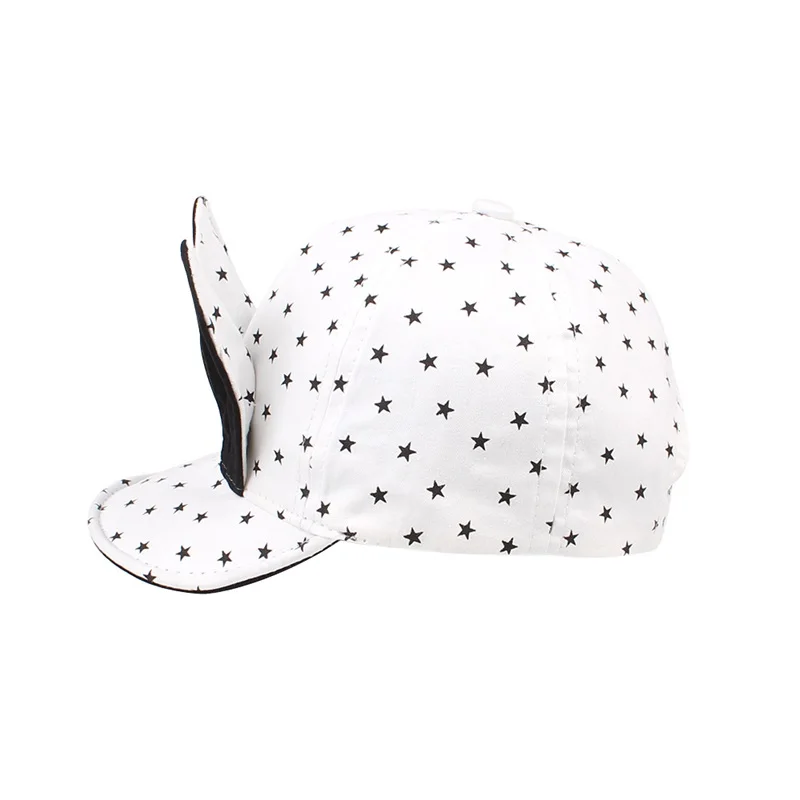 Cute Cartoon Baby Cap Rabbit Ears Baby Sun Hat For Girls Star Print Cotton Baby Hat Spring Summer Infant Cap Baby Boys Clothing (31)
