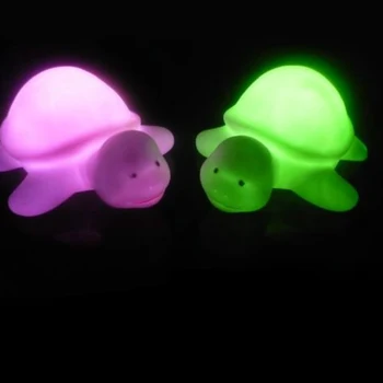 

LED Night Light Lamp 7 Colours Children's Turtle Party Christmas Decoration Colorful Flashing Lights Toys for Baby