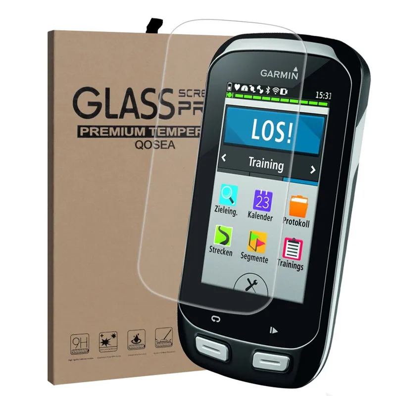 

Qosea For Garmin Edge 1000 9H Surface Hardness Tempered Glass Ultra-thin For Garmin Edge 1000 High Quality Screen Protector Film