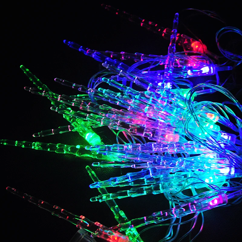 5m 28 Icicle Led String Lights Garland Chrismas Lamp For Weddings Party Home Garden Decoration | Освещение