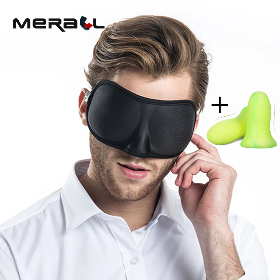 Портативное 3D затенение маски для сна маска мягкая регулируемая повязка на глаза