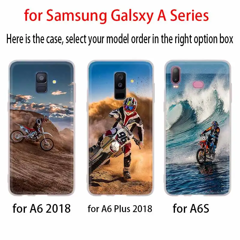 Чехол для кроссовых мотоциклов Samsung Galaxy A8 A6 Plus A9 A5 A3 A7 2018 2017 2016 A50 A30 A40 A70 A10 A2