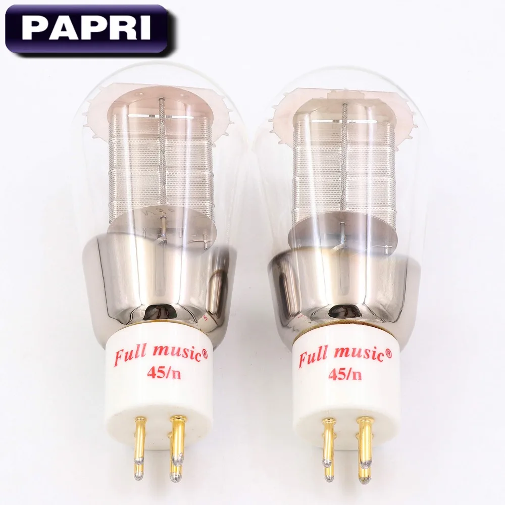 PAPRI 2 шт. прецизионная подходящая пара электронно-вакуумная лампа для усилителя 45/n вакуумная трубка Замена 45 трубок для винтажного усилителя DIY сетчатая пластина
