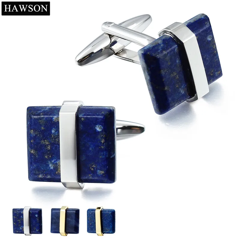 

3 Colors High Quality Mens Jewelry Shirt Cuff link Best Selling Nature Stone CuffLinks Wedding Dress for Groomsmen