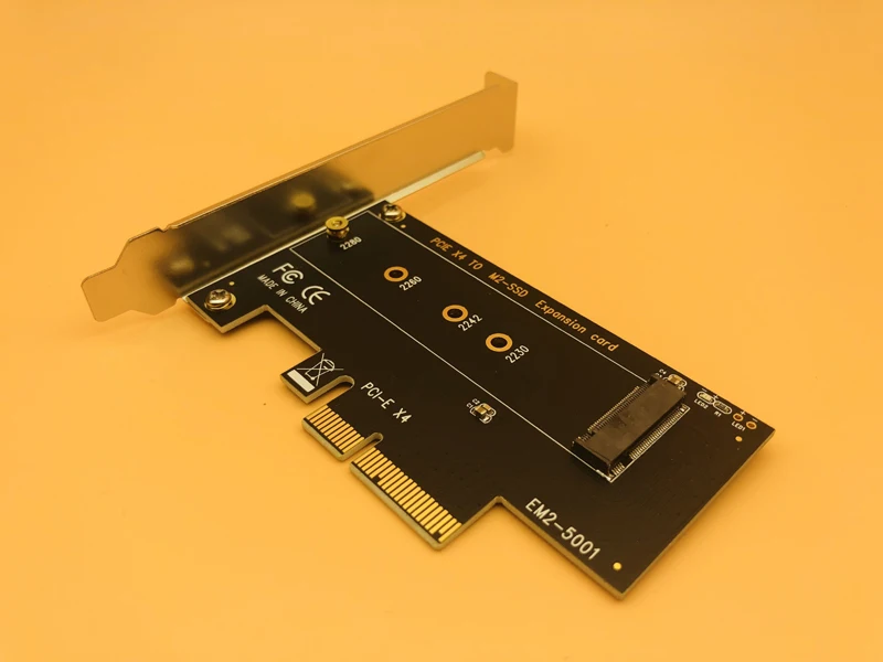 M.2 NVMe SSD PCIe карты адаптера M ключ сокета Поддержка PCI Express 3,0x4 2230 2242 2260 2280 Размеры M.2 SSD полной скорости карты расширения