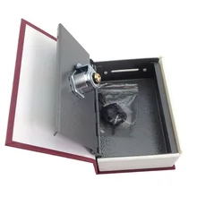 Security Simulation Dictionary Book Case Home Cash Money Jewelry Locker Secret Safe Storage Box With Key Lock Small Medium Size metal steel storage safe box dictionary secret book piggy bank money secret security locker cash jewellery with key lock