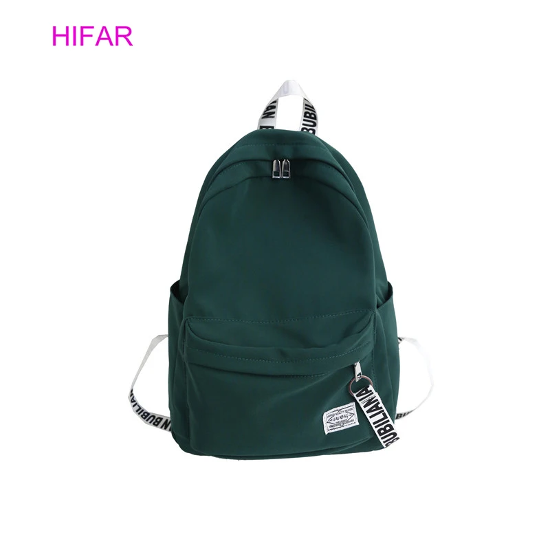 

HIFAR New waterproof nylon women backpack Japan style Solid Backpacks Mochila Feminina Mujer Travel bag Teenage Girls Schoolbag