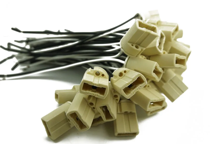 6 шт./лот G9 духовка лампа галогеновая лампа переходник для цоколя с 15 см кабель