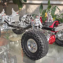 Полный ЧПУ углерода луч высоко completed рамки сплава мост 1/10 RC автомобилей осевой SCX10 D90 гусеничный DIY
