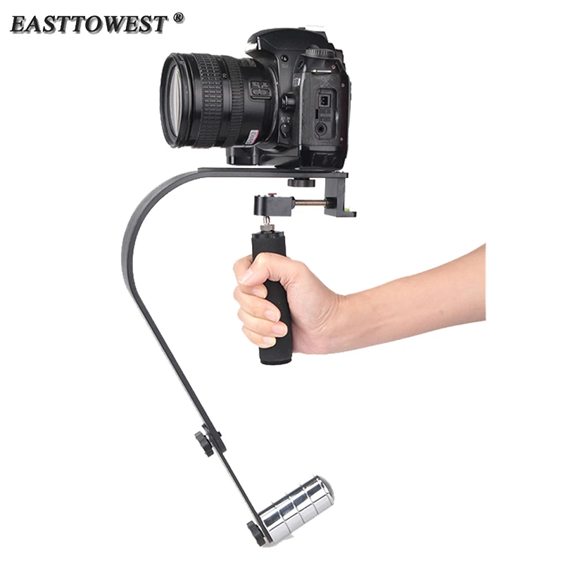 

Easttowest Go Pro Steadicam Handheld Camera Stabilizer Steadycam Curve for Iphone Mobile For Go Pro Hero 6 5 4 3 DSLR Canon S60