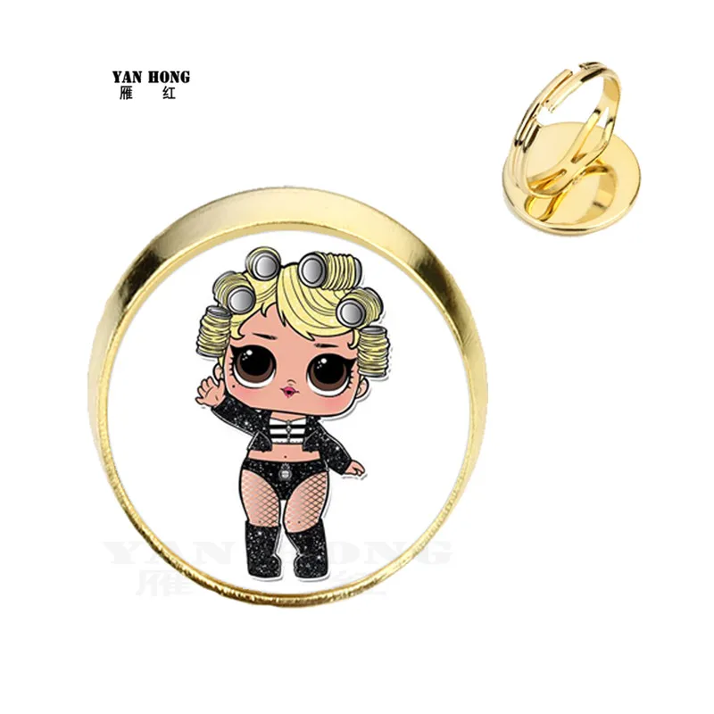 

Wild goose red ornaments Fashion crystal Ring, A doll design, is the best birthday gift for friends