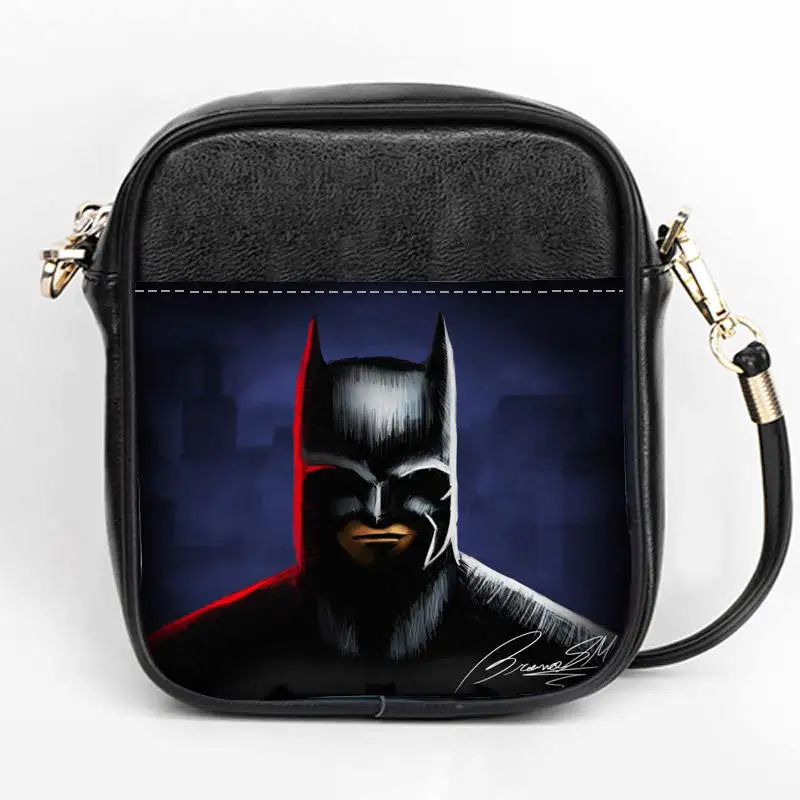 Новая модная сумка на ремне супер герой Бэтмен на заказ женская сумка на ремне Кожаная мини-сумка для вечерние сумка для шт. 1 шт. на заказ - Цвет: 2