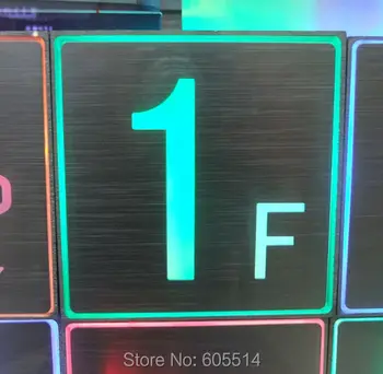 

[Seven Neon]Free shipping 10sets 110*110*30mm square shape led singnal light led indicator for 1F signal