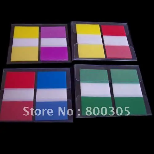 Free Shipping Pop Up Z Style 2 Strip Pet Film Color Index In Memo Free Shipping Pop Up Z Style 2 Strip Pet Film Color Index