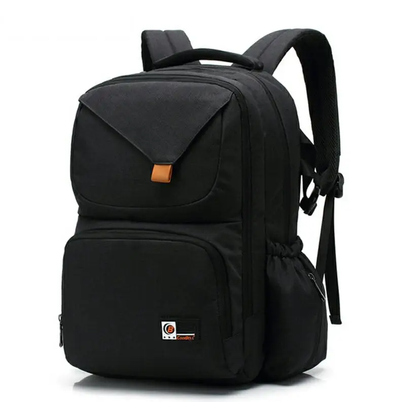 Mommy пеленка мешок большой емкости детские подгузники сумка для кормления модный дорожный рюкзак уход за ребенком сумка для мамы и ребенка - Цвет: Черный
