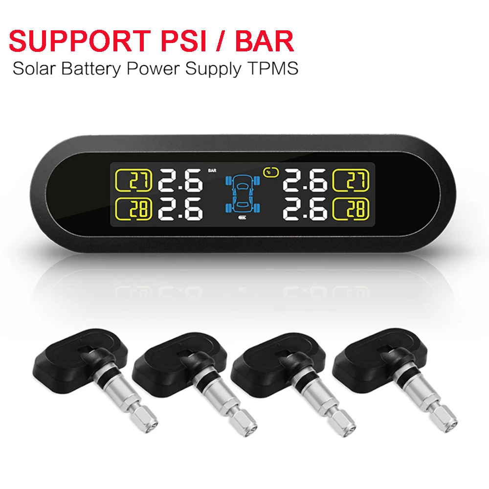 TPMS Wireless Tire Pressure Monitoring System With 4 Internal/External