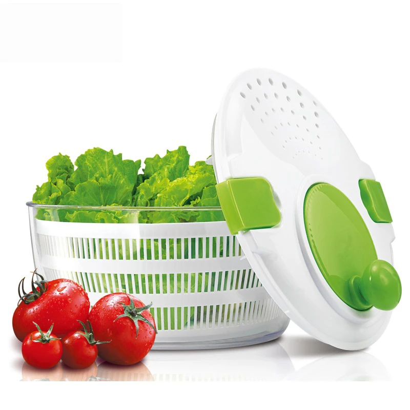 

OLOEY Kitchenware Vegetable Dehydrator Household Fruit Washing Machine Salad Spinner Lettuce Dryer Water Filter Basket Quick Dry