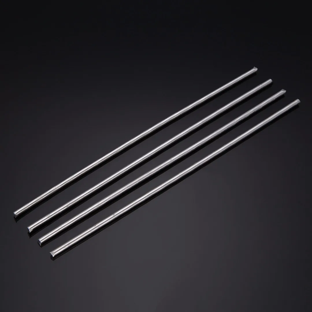 4pcs Silver Aluminum Welding Electrodes Flux Cored Low Temperature Brazing Wire 4x230mm Repairing Welding Soldering Rods
