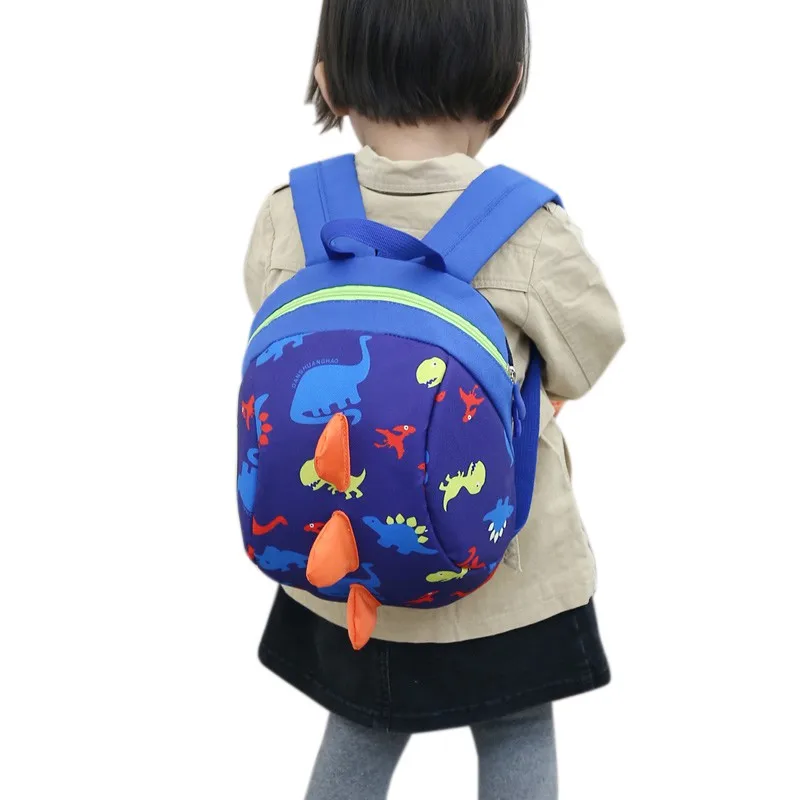 

Baby Toy School cute Bag Cartoon Dinosaur Print Mini Plush Backpack Kids Outdoor Travel Pack Bag Student Kindergarten Bags