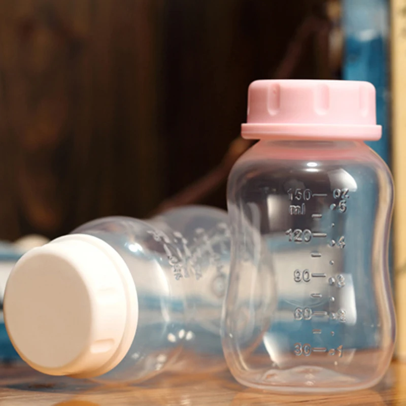 New Breast pump accessories BEBEBAO Baby feeding Breast milk storage bottle standard mouth Storage leakproof PP storage bottles