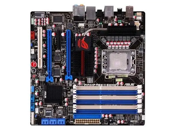 

ASUS Rampage II Gene R2G DDR3 LGA 1366 for I7 24GB USB2.0 X58 Desktop motherborad new original