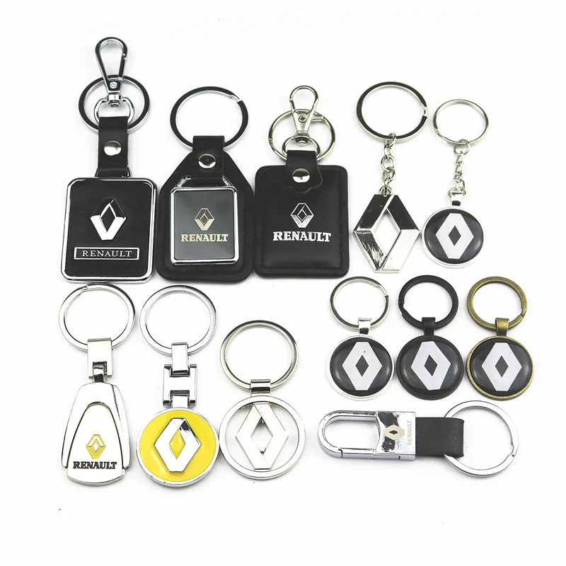 

3D Metal Car Key Chain Key Ring Keyring For Renault Megane 2 3 Duster Logan Clio Laguna 2 Captur Car Accessories Car Styling