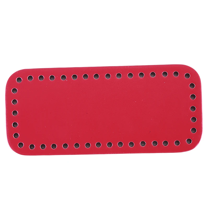 

18*8 cm Knitting Bag Bottom PU Leather Bag Bottom Bag Accessories Patent Leather Handbag Bottom DIY Manual Accessories
