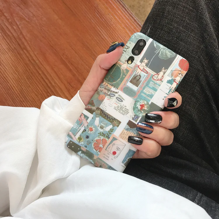 Чехол для телефона Huawei P20 Pro Жесткий ПК чехол на телефон с изображениями героев
