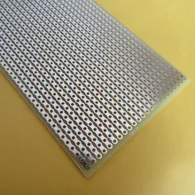 1 шт. односторонняя FR4 стекловолокно 6x14 см Stripboard Veroboard vero печатная плата макет прототипирование бумага pcb platine