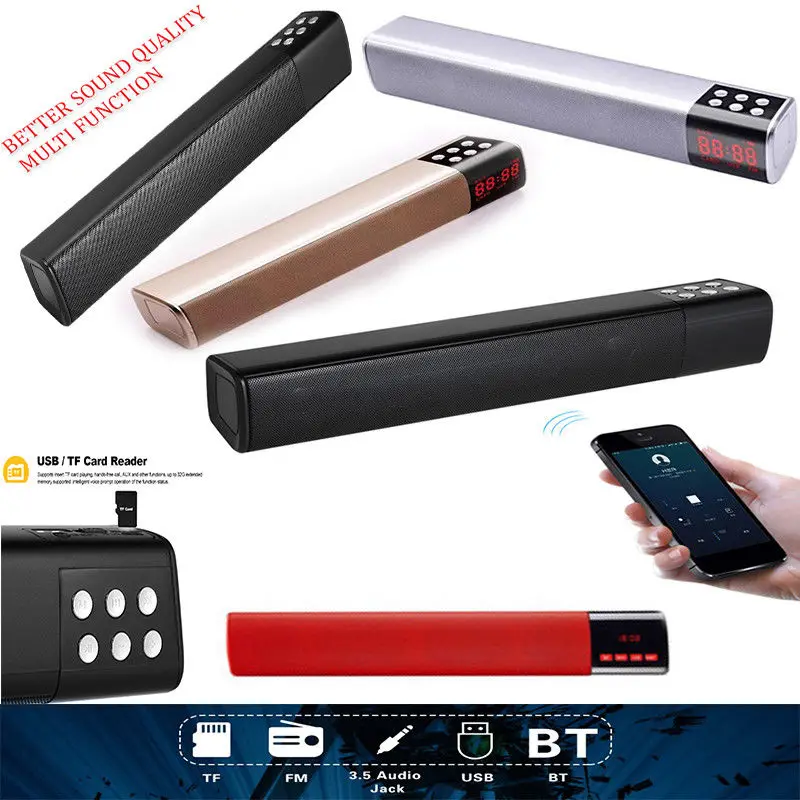 10 Вт HIFI портативный светодиодный беспроводной bluetooth динамик стерео Hi Fi Громкая