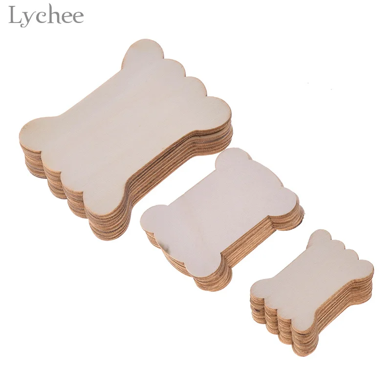 

Lychee 10pcs/Lot Blank Design Wood Thread Ribbon Twine Bobbin Reel Organizer Wood Party Decoration