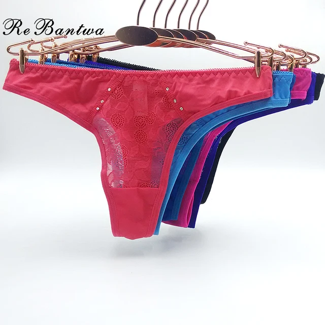 Rebantwa Femminile Rappezzatura Del Merletto G String