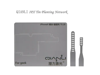 

QIANLI iphoneX module positioning steel mesh interposer IPX motherboard tin planting steel mesh