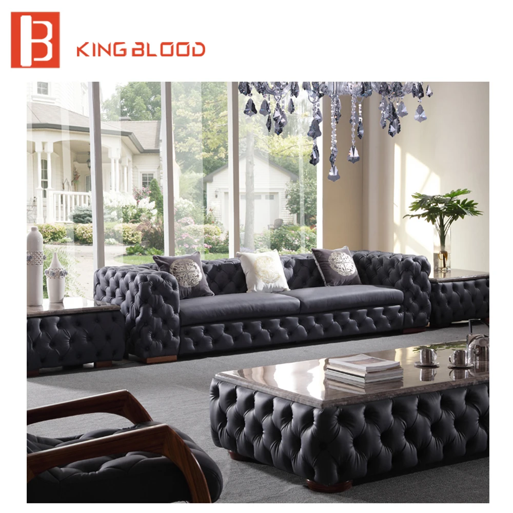 Classic Antique Chesterfield Leather Sofa Set Classic Antique Chesterfield Leather Sofa Set