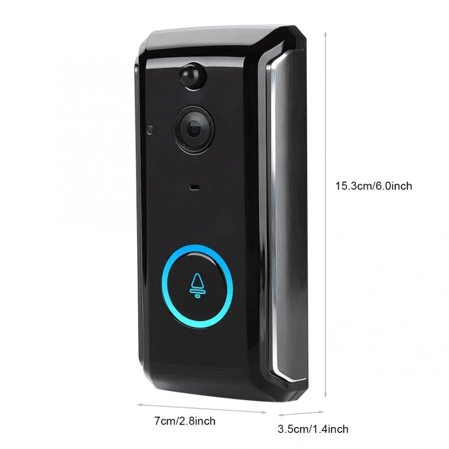 720P Умный домашний дверной звонок безопасности беспроводной WiFi HD смарт-камера дверной звонок ИК Видимый домофон тембр inal mbrico