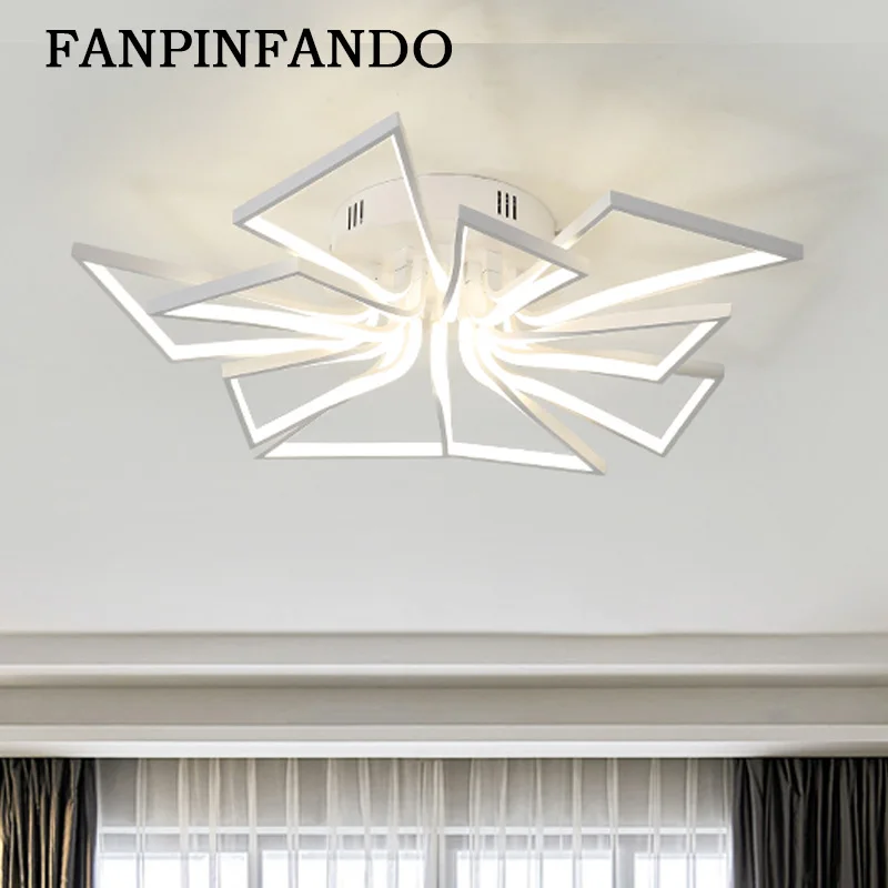 Aliexpress Ceiling Lights Led Lamp Re Remote Ceiling Lights Led Lamp Re Remote Control Dimming Lighting Fixture Living Room Bedroom Dining Brown White