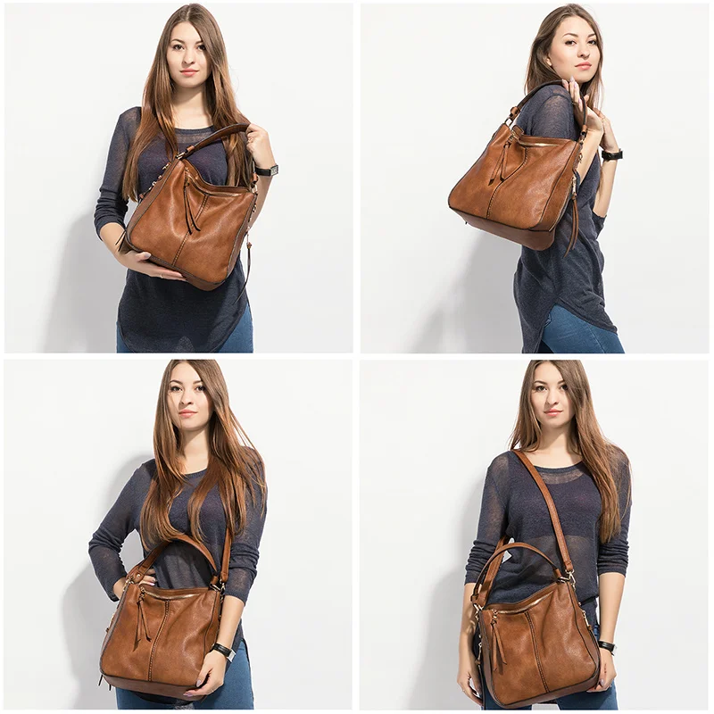  REALER women handbags female Crossbody shoulder bags high quality PU leather messenger bags for lad - 32890121608