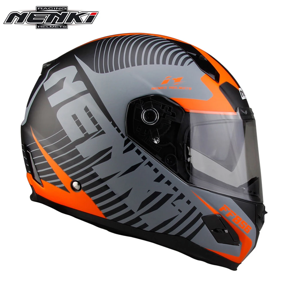 

NENKI Motorcycle Helmet Motorcycle Full Face Riding Helmet Moto Helmets Road Motobike Helmet Casque Moto DOT Certification