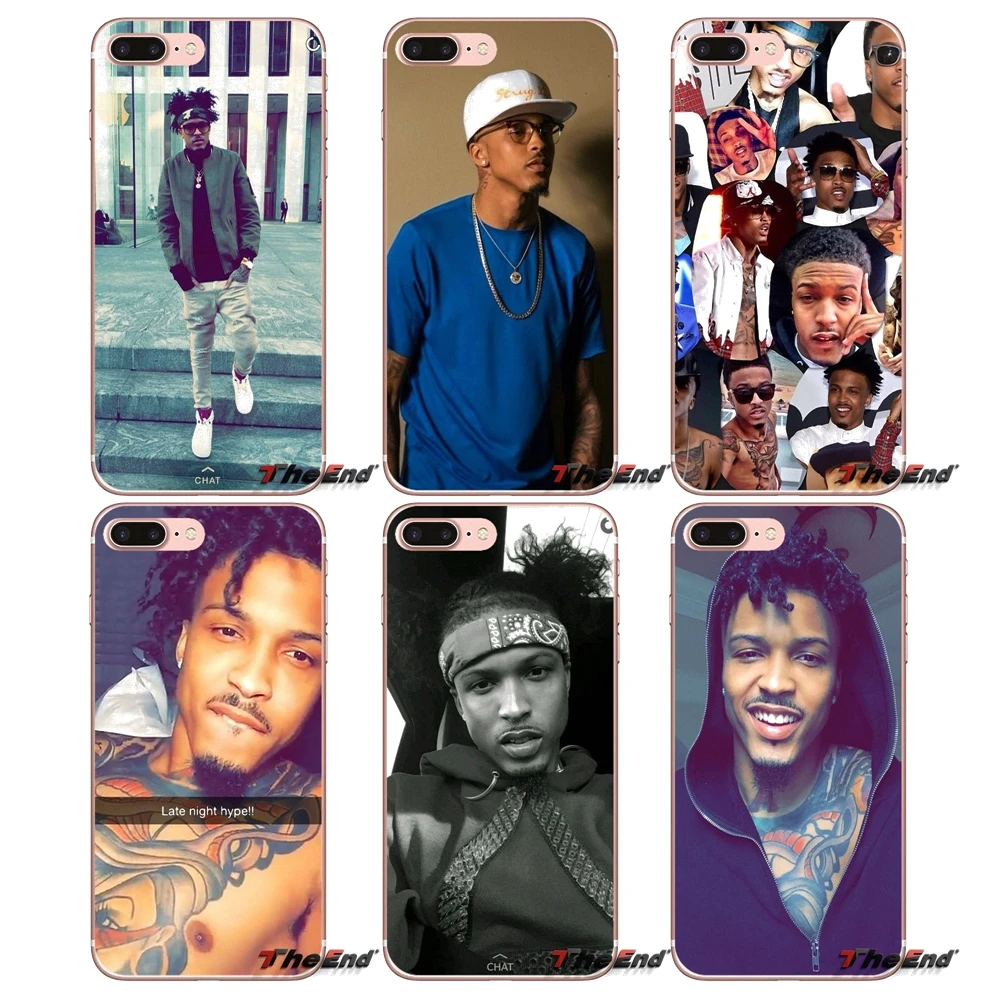 Для iPhone X 4 4S 5 5S 5C SE 6 6S 7 8 Plus Samsung Galaxy J1 J3 J5 J7 A3 A5 2016 2017 POP Signer August Alsina Music Star Case|case plus|for