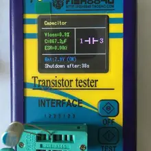 Транзистор тестер TFT Диод Триод измеритель емкости LCR ESR NPN PNP MOSFET