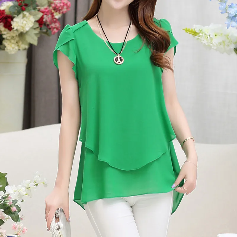 short sleeve chiffon blouse (23)