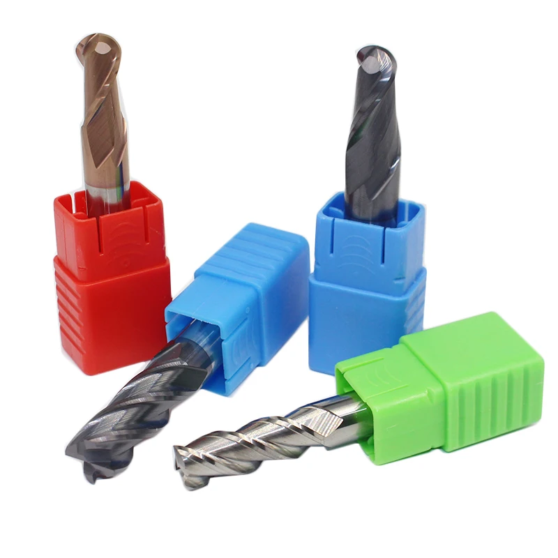 

1pc EndMill 8mm 10mm 12mm HRC50 2F 3F 4F HRC60 Carbide Milling tool for steel aluminum cutting machine