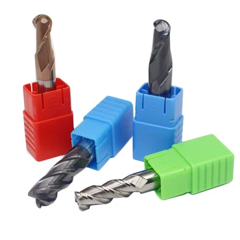 

1pc EndMill 8mm 10mm 12mm HRC50 2F 3F 4F HRC60 Carbide Milling tool for steel aluminum cutting machine