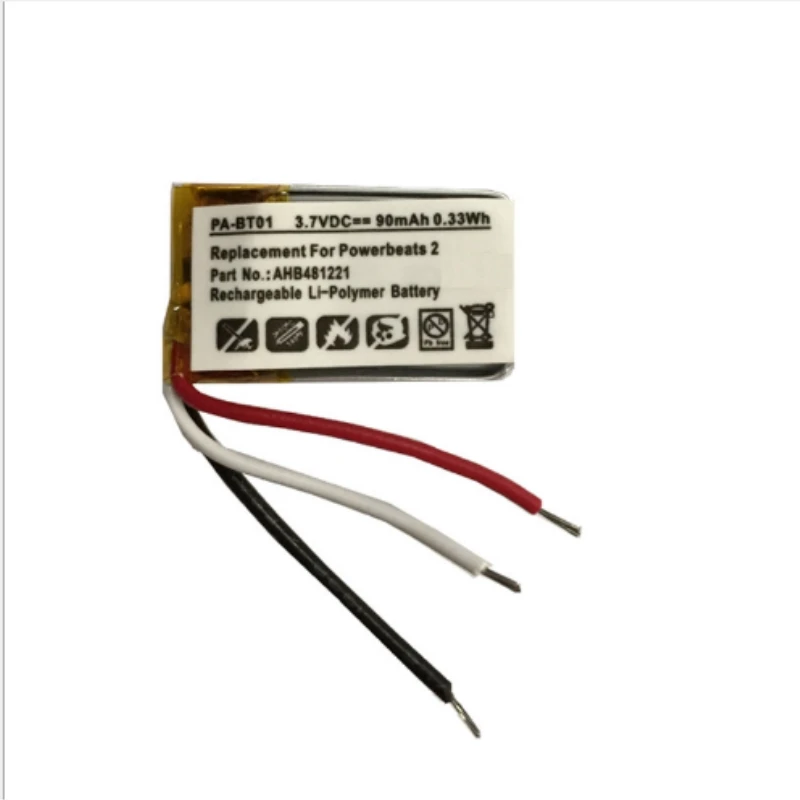 

FGHGH 90mAh AHB481221 Battery for Beats Powerbeats 2 Wireless Battery