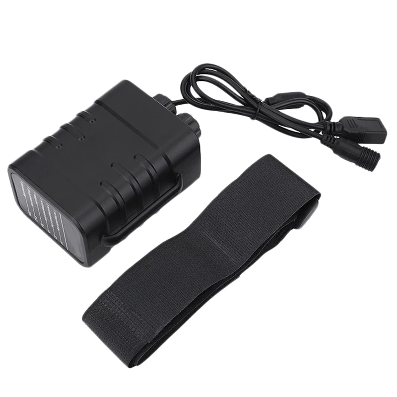 

Hot-8.4V 2A 6x 18650 Cycling Waterproof Battery Pack Case House Cover For Bicycle Tail Light Headlight Bike Lamp
