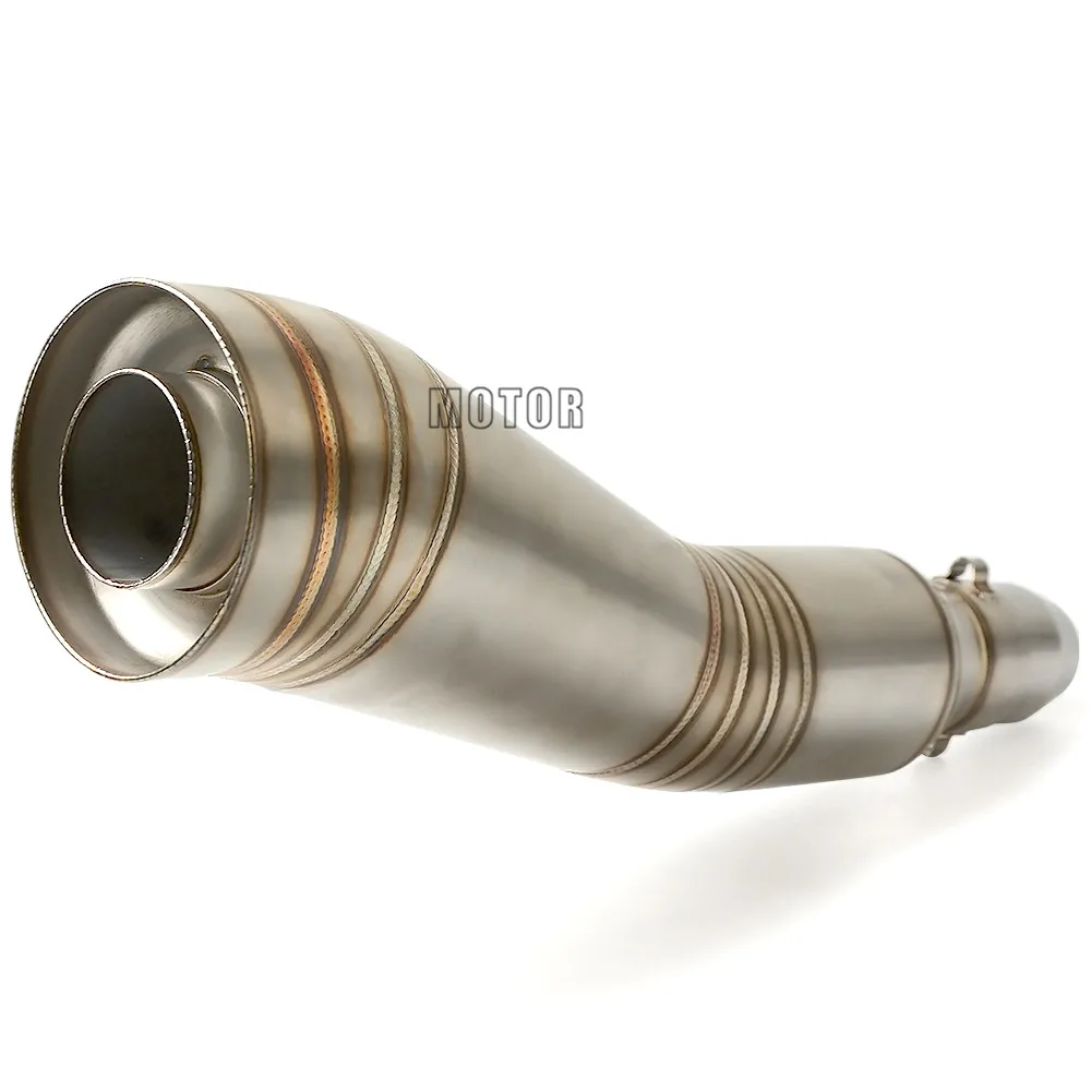 Universal tubo de Escape 51mm de Escape de la motocicleta silenciador tubo de Escape cola de acero inoxidable para Honda Hornet CB1000R CB 919 de 900 1300