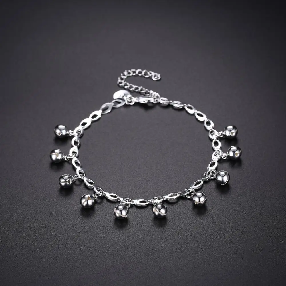 

Fashion chain link bracelets for women high quality crystal bracelets 925 silver bracelets bangles fine jewelry Wholesale Retail
