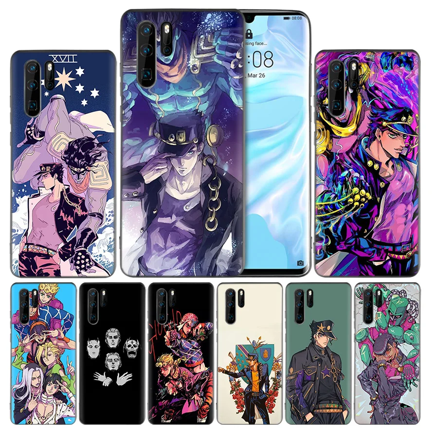 

JoJo Bizarre Adventure Silicone Case Cover for Huawei Mate 20 10 P30 P20 P10 Lite Pro P Smart Plus 2019 Enjoy 9S 9E Nova 4E Capa
