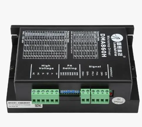 4 шт. драйвер Leadshine DMA860H DC 24 80 в для 86/110 двухфазного шагового двигателя замена MA860H
