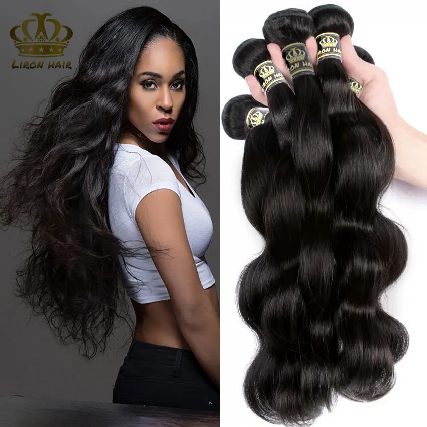 Spring Queen Hair Brazilian Virgin Hair Body Wave 4 Pcs Lot 8 14